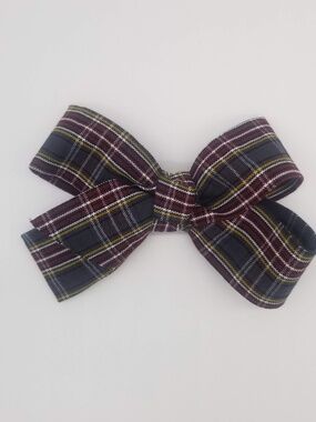 Large Jo Jo Hair bow- Plaid 43